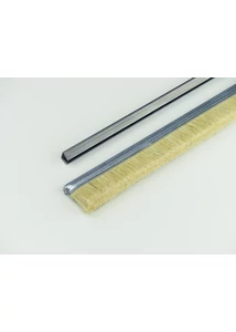 "U" galvanizált acél profilos kefetömítés 30 mm-es tampico növényi szállal