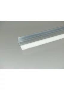 45°-os natúr alu profilos kefetömítés 13 mm-es nejlon sörtével