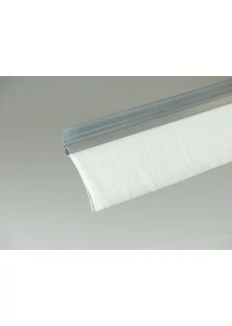 45°-os natúr alu profilos kefetömítés 62 mm-es nejlon sörtével