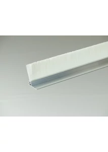 "F" natúr alu profilos kefetömítés 28 mm-es nejlon sörtével