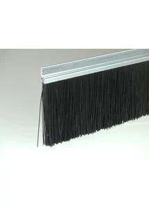 "h" galvanizált acél profilos kefetömítés 137 mm-es sörtével