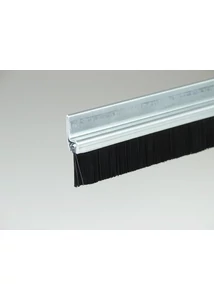 "h" galvanizált acél profilos kefetömítés 32 mm-es sörtével