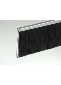 "U" galvanizált acél profilos kefetömítés 92 mm-es sörtével