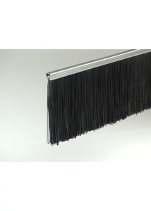 "U" galvanizált acél profilos kefetömítés 137 mm-es sörtével