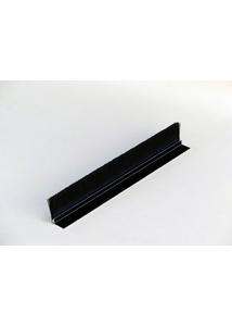 "F" fekete eloxált alu profilos kefetömítés 30 mm-es sörtével