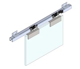 Üveglap szorítókkal Üveglap szorítókkal