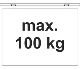 Teherbírás: 100 kg Teherbírás: 100 kg