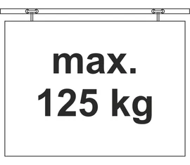 Teherbírás: 125 kg-ig Teherbírás: 125 kg-ig