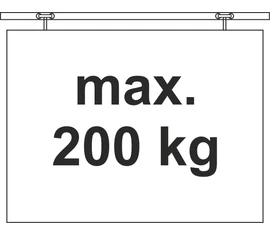 Teherbírás: 200 kg Teherbírás: 200 kg