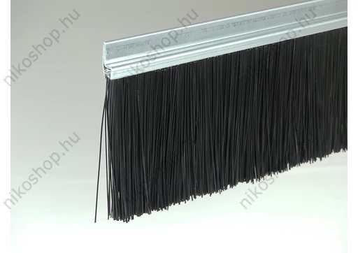 "h" galvanizált acél profilos kefetömítés 137 mm-es sörtével