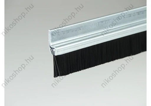 "h" galvanizált acél profilos kefetömítés 32 mm-es sörtével