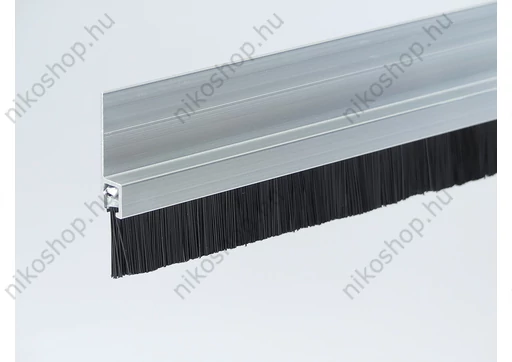 "h" natúr alu profilos kefetömítés 28 mm-es sörtével "h" natúr alu profilos kefetömítés 28 mm-es sörtével