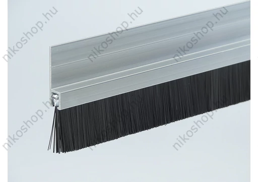 "h" natúr alu profilos kefetömítés 38 mm-es sörtével "h" natúr alu profilos kefetömítés 38 mm-es sörtével