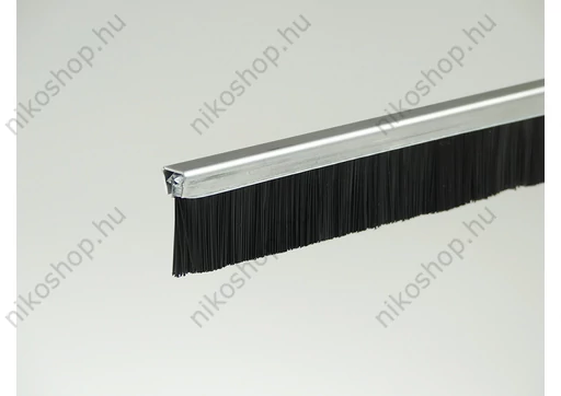 "U" galvanizált acél profilos kefetömítés 32 mm-es sörtével
