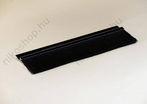 "h" fekete eloxált alu profilos kefetömítés 52 mm-es sörtével